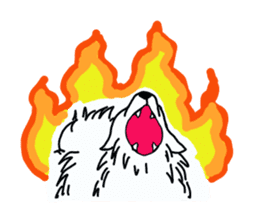 Kolo dog charm plenty Pomeranian sticker #12763420