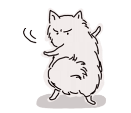 Kolo dog charm plenty Pomeranian sticker #12763421