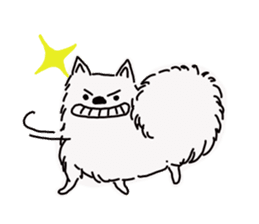 Kolo dog charm plenty Pomeranian sticker #12763423