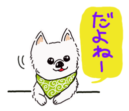 Kolo dog charm plenty Pomeranian sticker #12763426