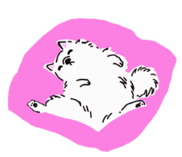 Kolo dog charm plenty Pomeranian sticker #12763429