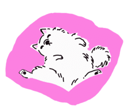 Kolo dog charm plenty Pomeranian sticker #12763429