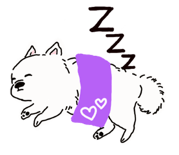 Kolo dog charm plenty Pomeranian sticker #12763430