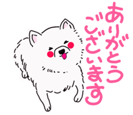 Kolo dog charm plenty Pomeranian sticker #12763432