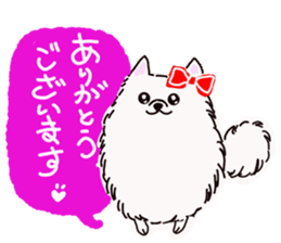 Kolo dog charm plenty Pomeranian sticker #12763433