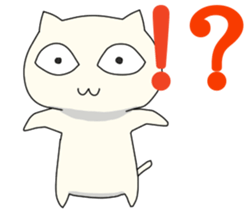 He's Cheerful Cat sticker #12763640