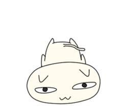 He's Cheerful Cat sticker #12763644