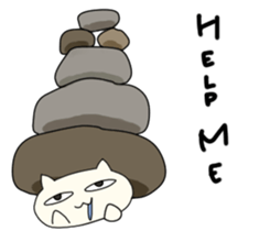 He's Cheerful Cat sticker #12763646