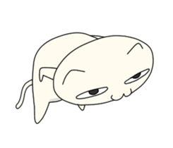 He's Cheerful Cat sticker #12763653