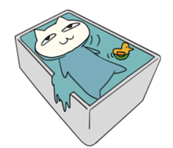 He's Cheerful Cat sticker #12763654