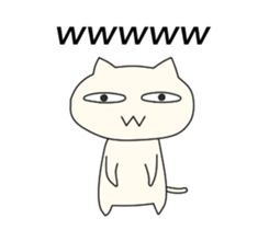 He's Cheerful Cat sticker #12763667