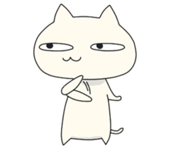 He's Cheerful Cat sticker #12763674