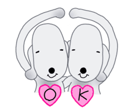 Fluffy Dogs~Korean&Japanese sticker #12765572