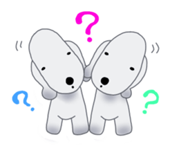 Fluffy Dogs~Korean&Japanese sticker #12765577