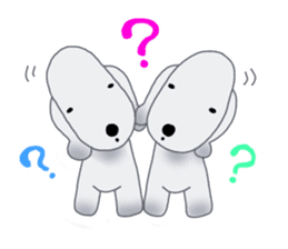 Fluffy Dogs~Korean&Japanese sticker #12765577