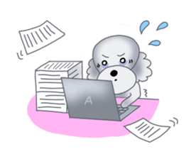 Fluffy Dogs~Korean&Japanese sticker #12765580