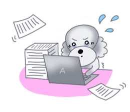 Fluffy Dogs~Korean&Japanese sticker #12765580