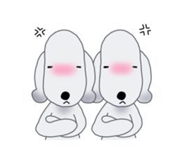 Fluffy Dogs~Korean&Japanese sticker #12765583