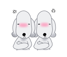 Fluffy Dogs~Korean&Japanese sticker #12765583