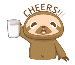 KOEL : Little Sloth boy sticker #12765830