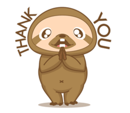 KOEL : Little Sloth boy sticker #12765831