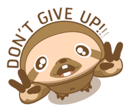 KOEL : Little Sloth boy sticker #12765833