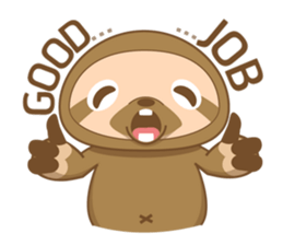 KOEL : Little Sloth boy sticker #12765835