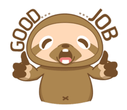KOEL : Little Sloth boy sticker #12765835