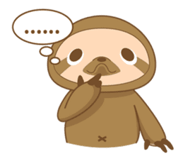 KOEL : Little Sloth boy sticker #12765837