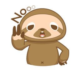 KOEL : Little Sloth boy sticker #12765839