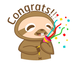 KOEL : Little Sloth boy sticker #12765842