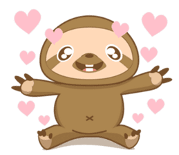 KOEL : Little Sloth boy sticker #12765843