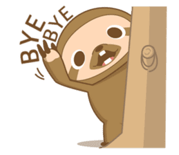 KOEL : Little Sloth boy sticker #12765848