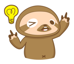 KOEL : Little Sloth boy sticker #12765849