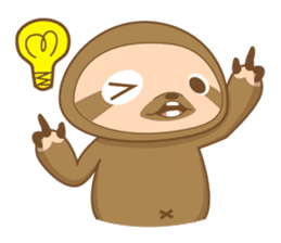 KOEL : Little Sloth boy sticker #12765849