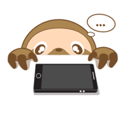 KOEL : Little Sloth boy sticker #12765850