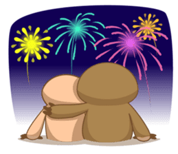 KOEL : Little Sloth boy sticker #12765851