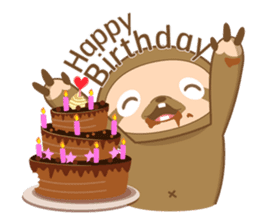 KOEL : Little Sloth boy sticker #12765852