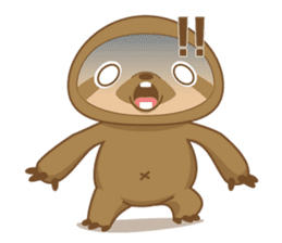 KOEL : Little Sloth boy sticker #12765854
