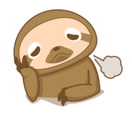KOEL : Little Sloth boy sticker #12765855