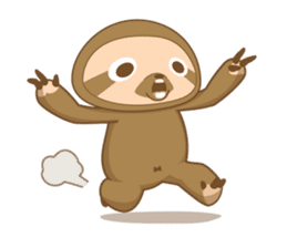 KOEL : Little Sloth boy sticker #12765856