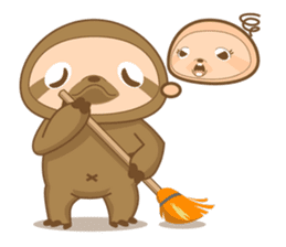 KOEL : Little Sloth boy sticker #12765857