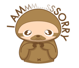 KOEL : Little Sloth boy sticker #12765860