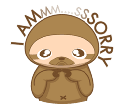 KOEL : Little Sloth boy sticker #12765860