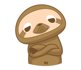 KOEL : Little Sloth boy sticker #12765861