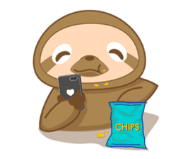 KOEL : Little Sloth boy sticker #12765864