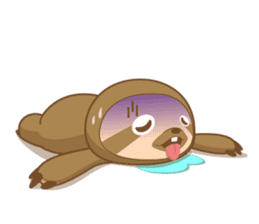 KOEL : Little Sloth boy sticker #12765866