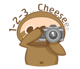 KOEL : Little Sloth boy sticker #12765868