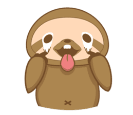 KOEL : Little Sloth boy sticker #12765869
