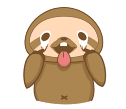 KOEL : Little Sloth boy sticker #12765869